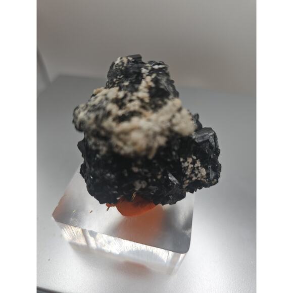 Black Tourmaline Crystal Specimen Rough Raw From Afghanistan 83grams - Picture 9 of 16